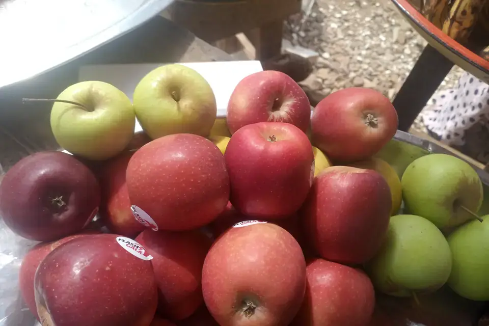 Malic acid occurs in apples; for food it is mostly made synthetically