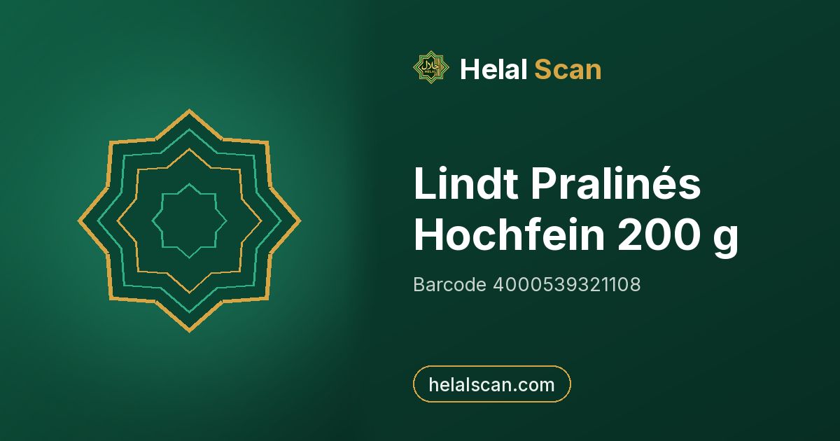 Lindt Pralinés Hochfein 200 g