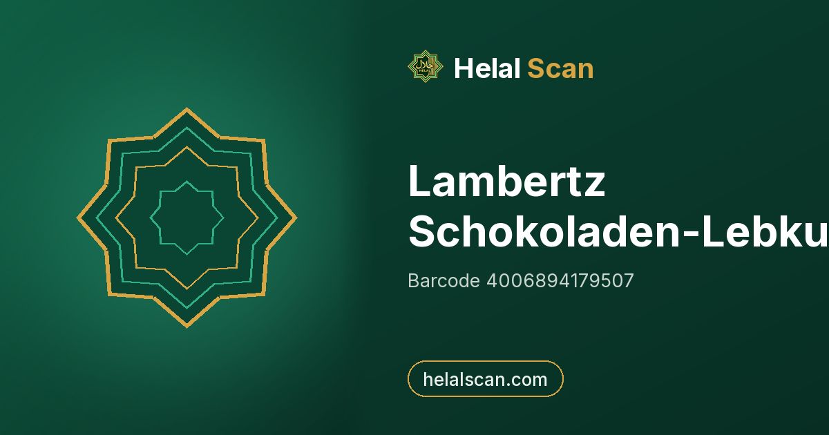 Lambertz Schokoladen-Lebkuchen