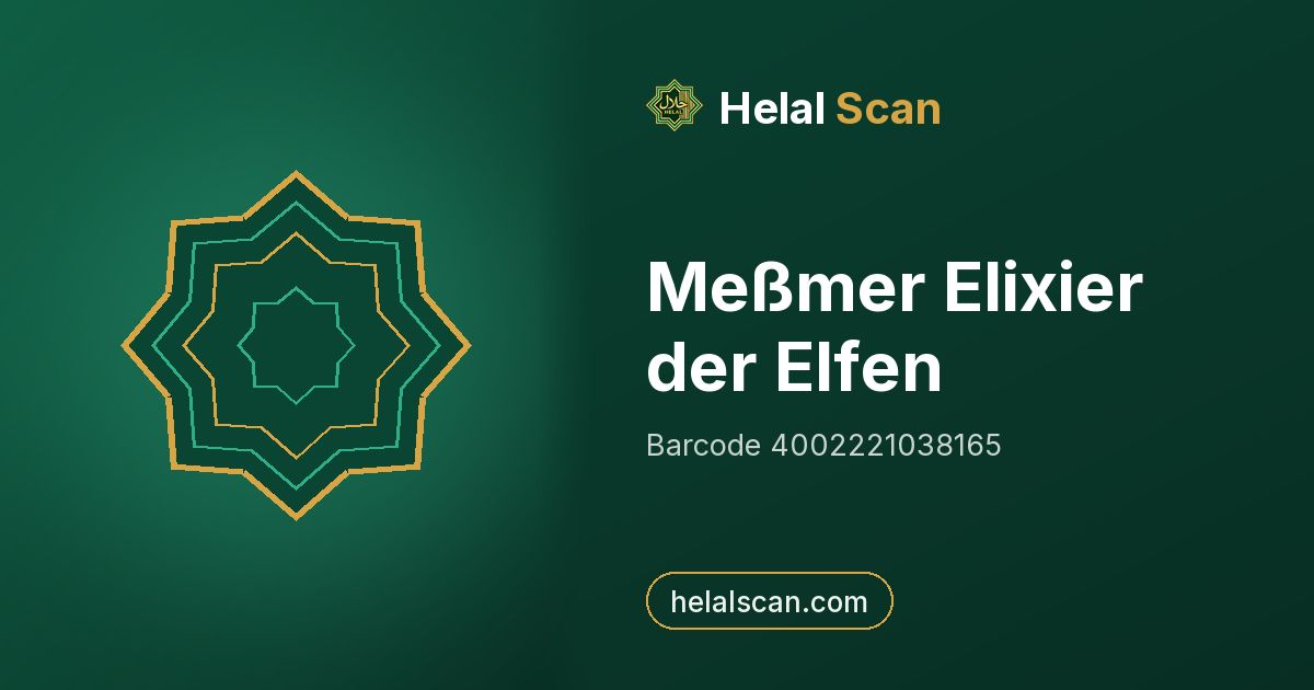 Meßmer Elixier der Elfen