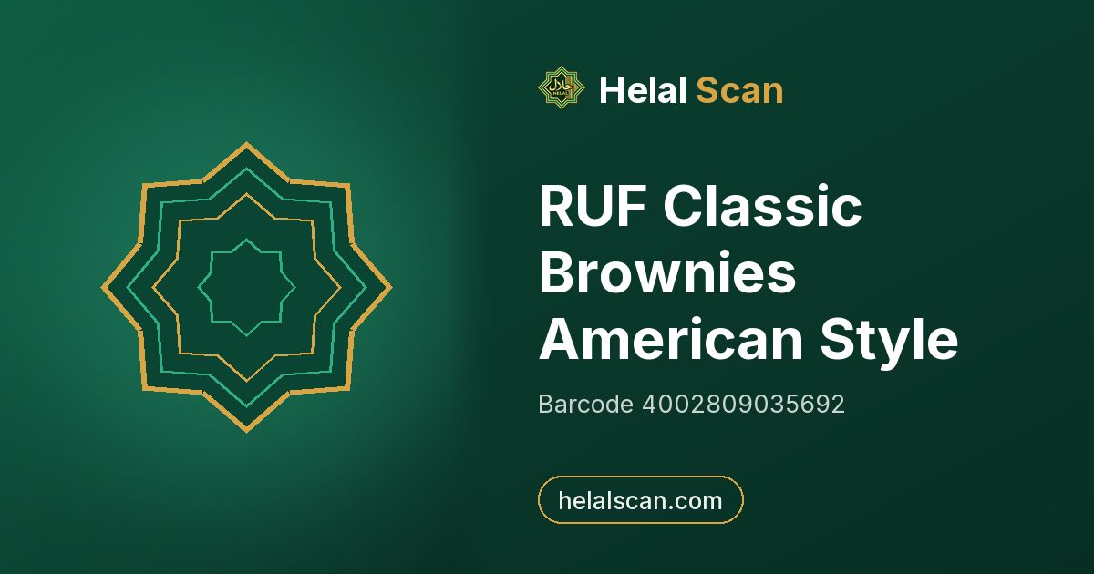 RUF Classic Brownies American Style