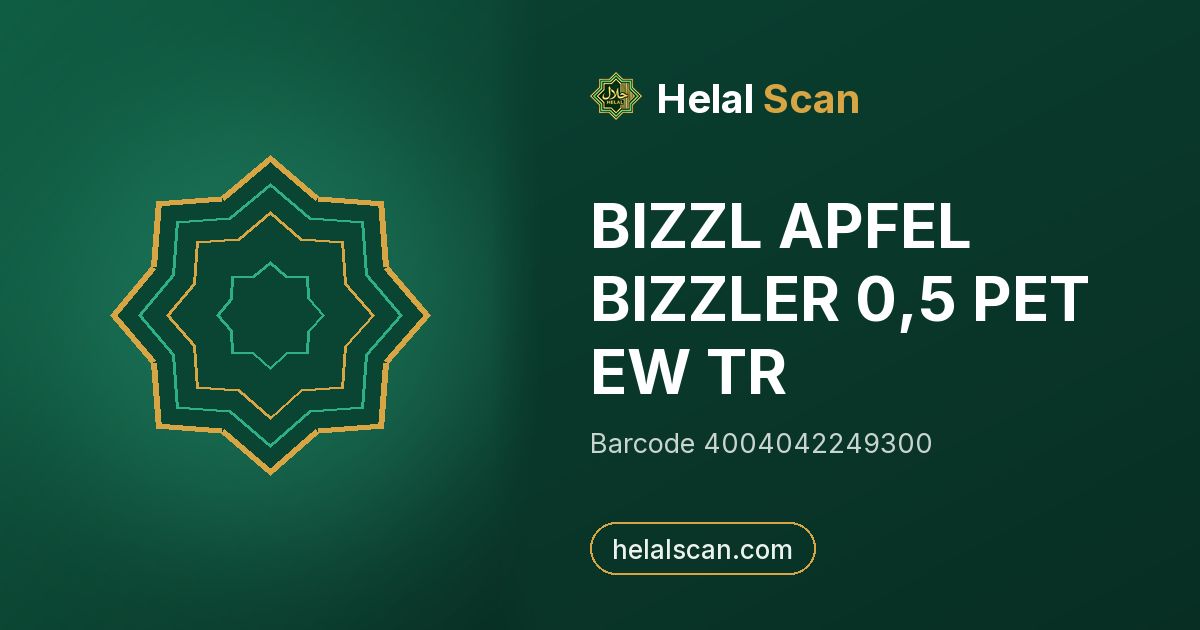 BIZZL APFEL BIZZLER 0,5 PET EW TR